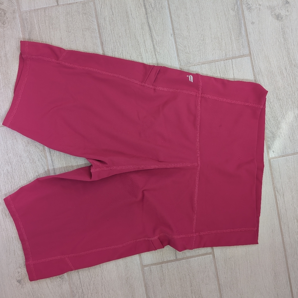 Women's Pink Fabletics Maternity Biker Shorts